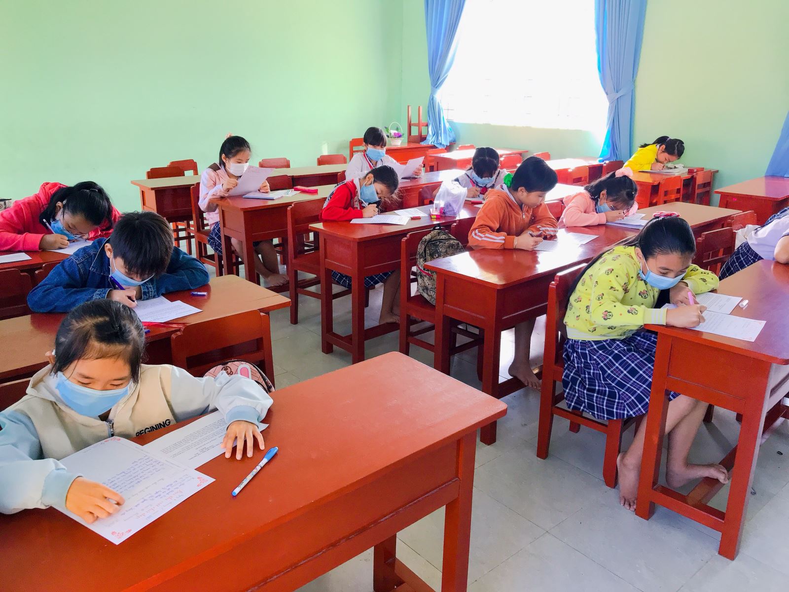 Trường Tiểu học Phước Lý tổ chức Hội thi "Giao lưu vở sạch chữ đẹp" năm học 2020-2021