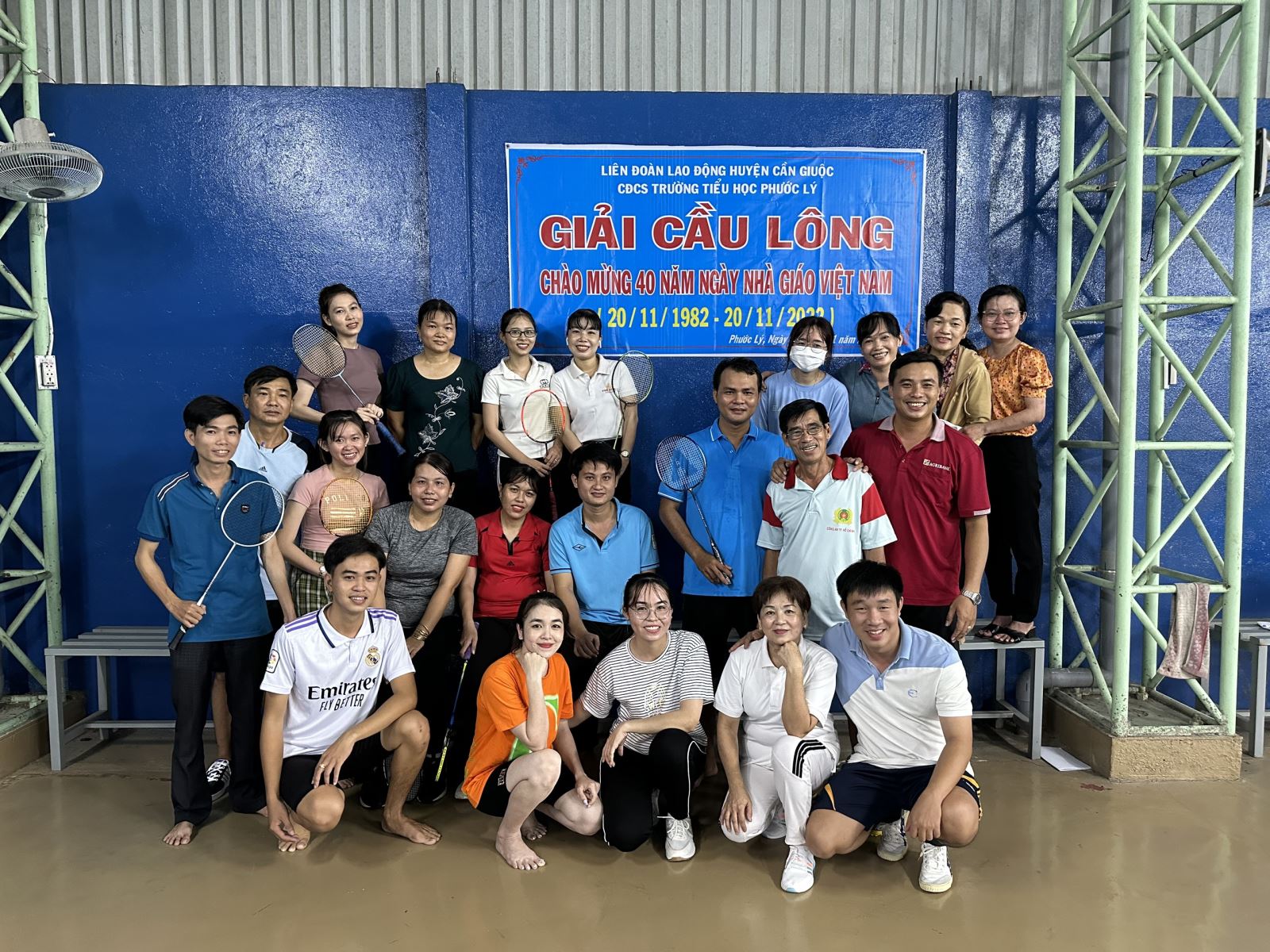 Công đoàn cơ sở Tiểu học Phước Lý tổ chức giải cầu lông nhân dịp kỷ niệm 40 năm Ngày nhà giáo Việt Nam (20/11/1982-20/11/2022)