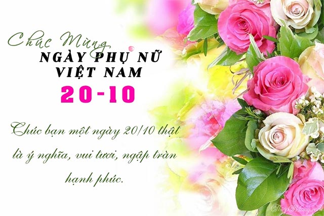 Chào mừng Ngày Phụ nữ Việt Nam 20.10